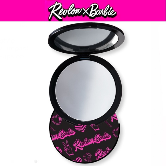 Revlon x 💕BARBIE💕 Compact Mirror *Limited Edition* - Picture 1 of 12